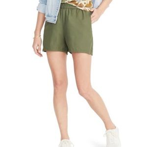 Madewell | olive linen blend short
